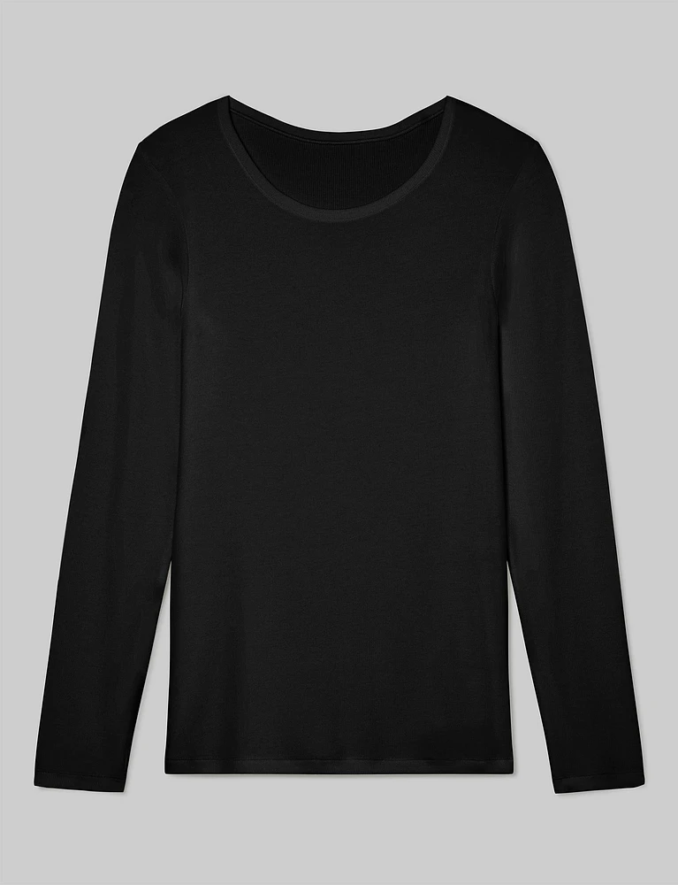 Women's Micro Rib Long Sleeve Tee