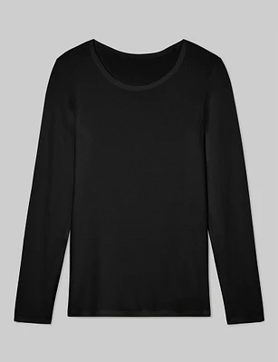 Women's Micro Rib Long Sleeve Tee