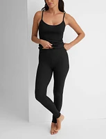 Women's Waffle Lounge Tank, Legging & Robe Set