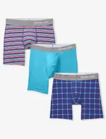 Cool Cotton Mid-Length Boxer Brief 6" (3-Pack