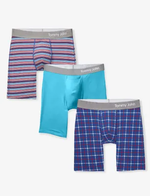 Cool Cotton Boxer Brief 8" (3-Pack