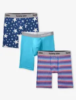 Second Skin and Cool Cotton Boxer Brief 8" (3-Pack