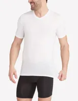 Second Skin High V-Neck Stay-Tucked Undershirt (3-Pack)