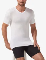 Second Skin High V-Neck Stay-Tucked Undershirt (3-Pack)