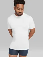 Cool Cotton Crew Neck Stay-Tucked Undershirt (3-Pack)