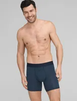 Second Skin and Cool Cotton Mid-Length Boxer Brief 6" (3-Pack)