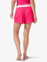 Women's Second Skin Micro Rib Sleep Short