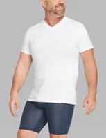 Cool Cotton High V-Neck Modern Fit Undershirt (3-Pack)
