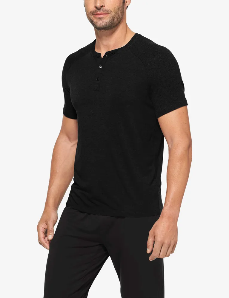 Short Sleeve Lounge Henley