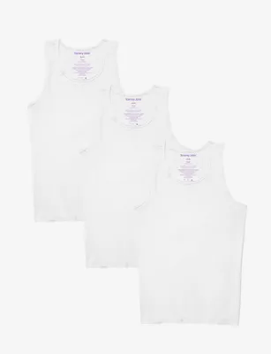 Cool Cotton Tank Stay-Tucked Undershirt (3-Pack)