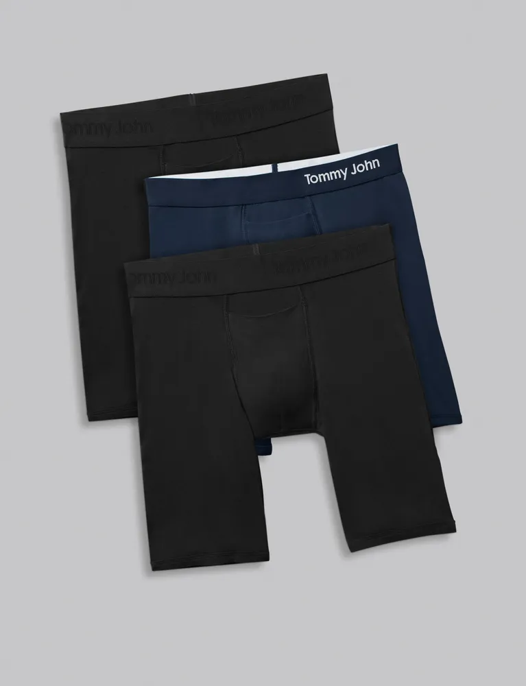 Tommy John Second Skin 8 Inseam Solid Boxer Briefs