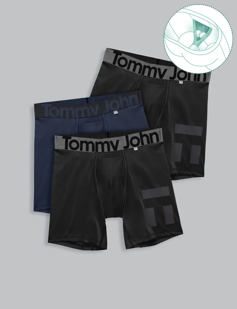 Air Mesh Hammock Pouch 6 Inch Boxer Brief Black M by Tommy John