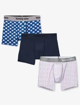 Second Skin and Cool Cotton Trunk 4" (3-Pack)