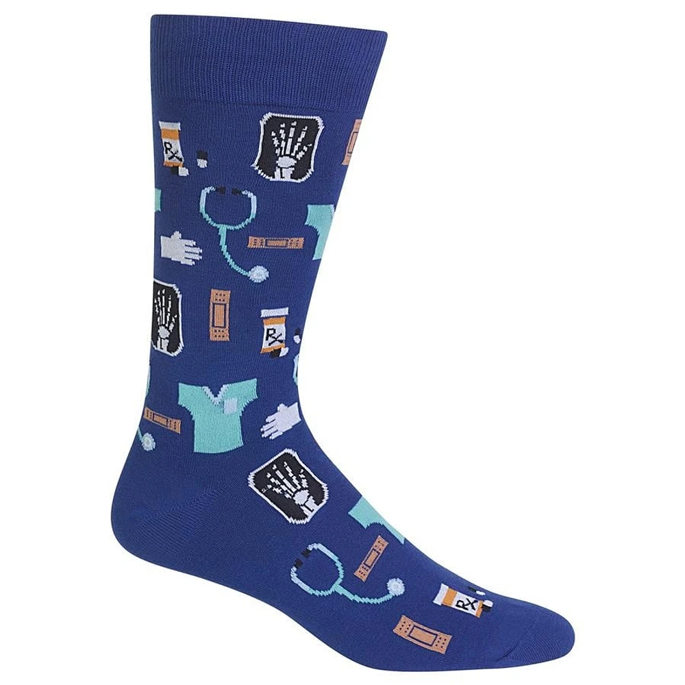 Hot Sox - Medical - Dark Blue - HM100508 - Crew - Men's