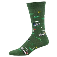 Socksmith - Putting Around - Green Heather - MNC2100 - Crew - Men's