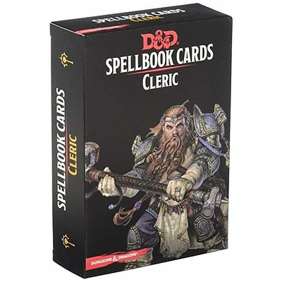 Dungeons & Dragons 5th edition -  Spellbook Cards - Cleric Deck (Anglais)