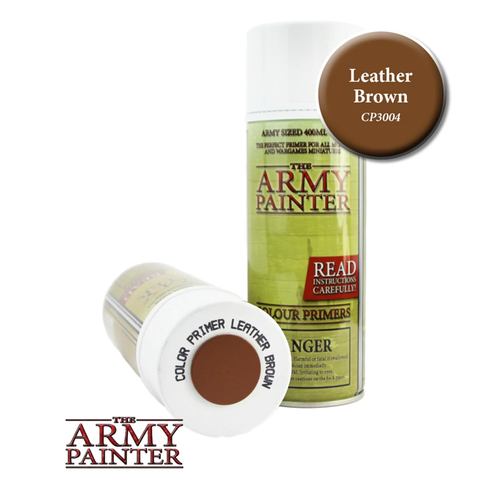Army Painter (AP) Colour Primer (Spray can) - Leather Brown
