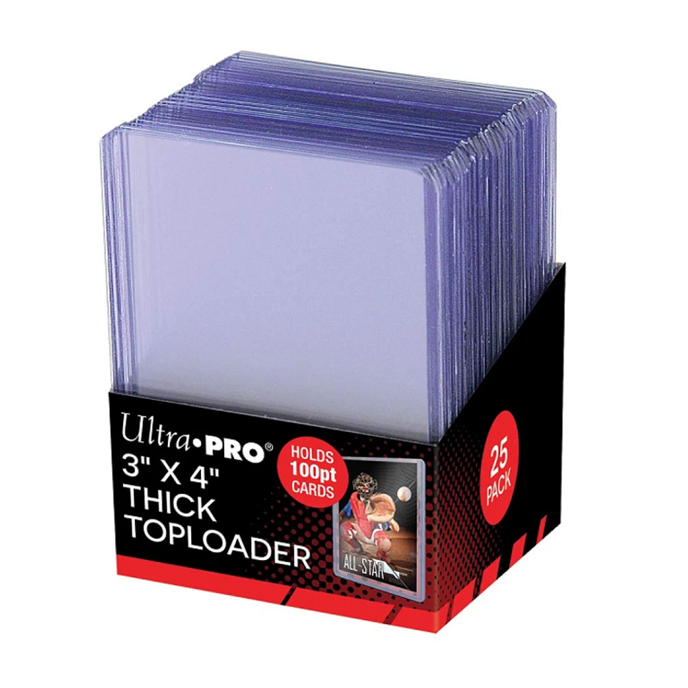 Ultra Pro (UP) Top loader - 25 Unités - 3" x 4"mm