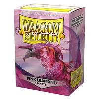 Dragon Shield (Dragon Shield) Matte Pink Diamond - 100 Unités - 63mm x 88mm