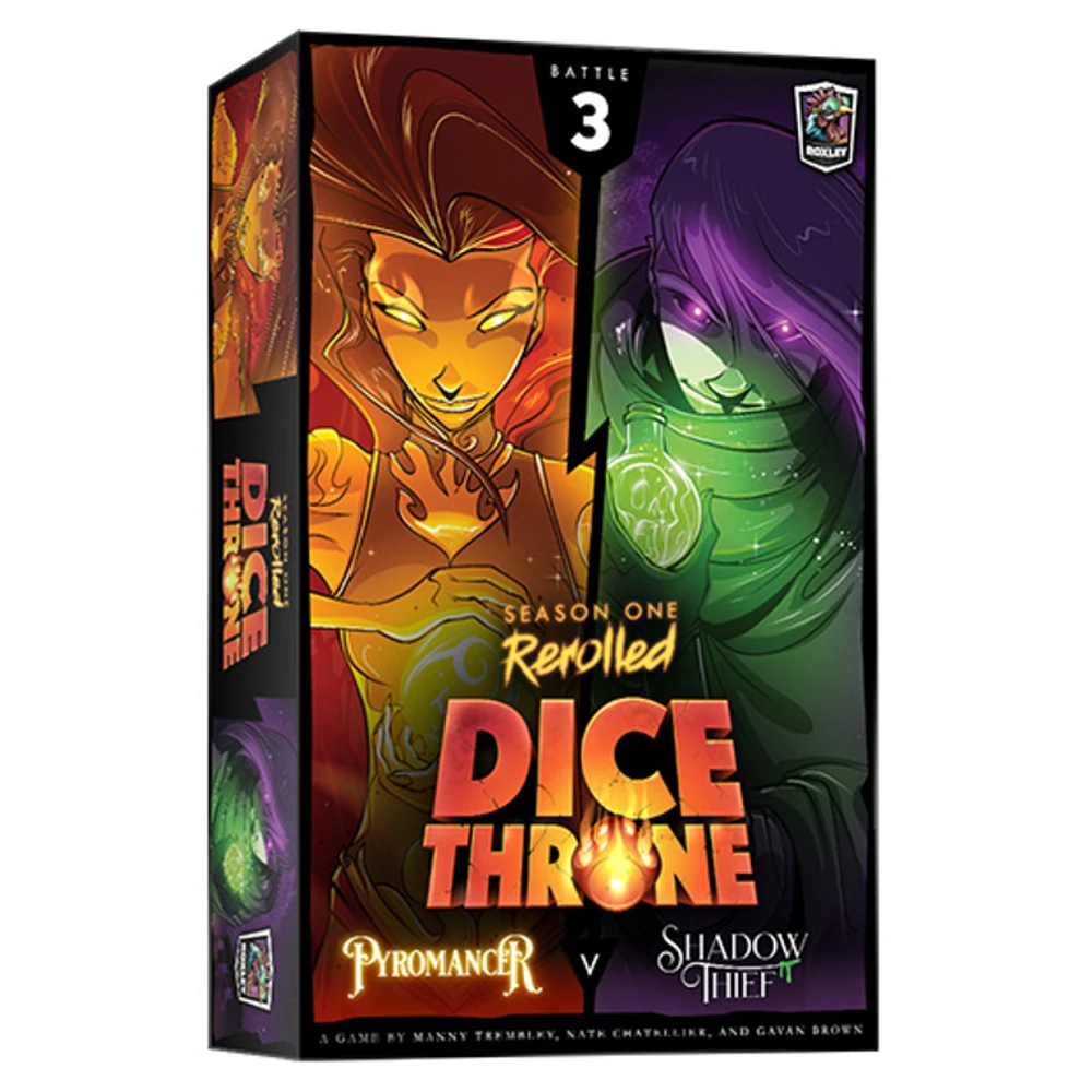 Dice throne Season 1 - Battle 3 - Pyromancer/Shadow Thief (English)