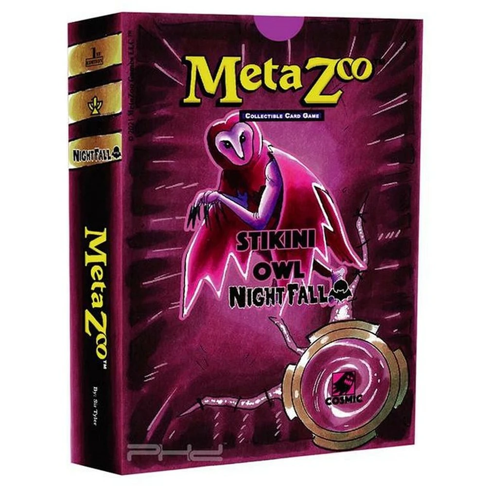 Metazoo - Nightfall - Theme Deck - Stikini Owl  - 1st Edition (English