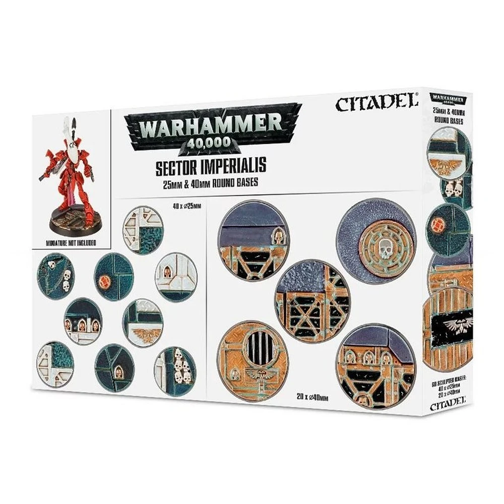 Sector Imperialis 25mm & 40mm Round Bases