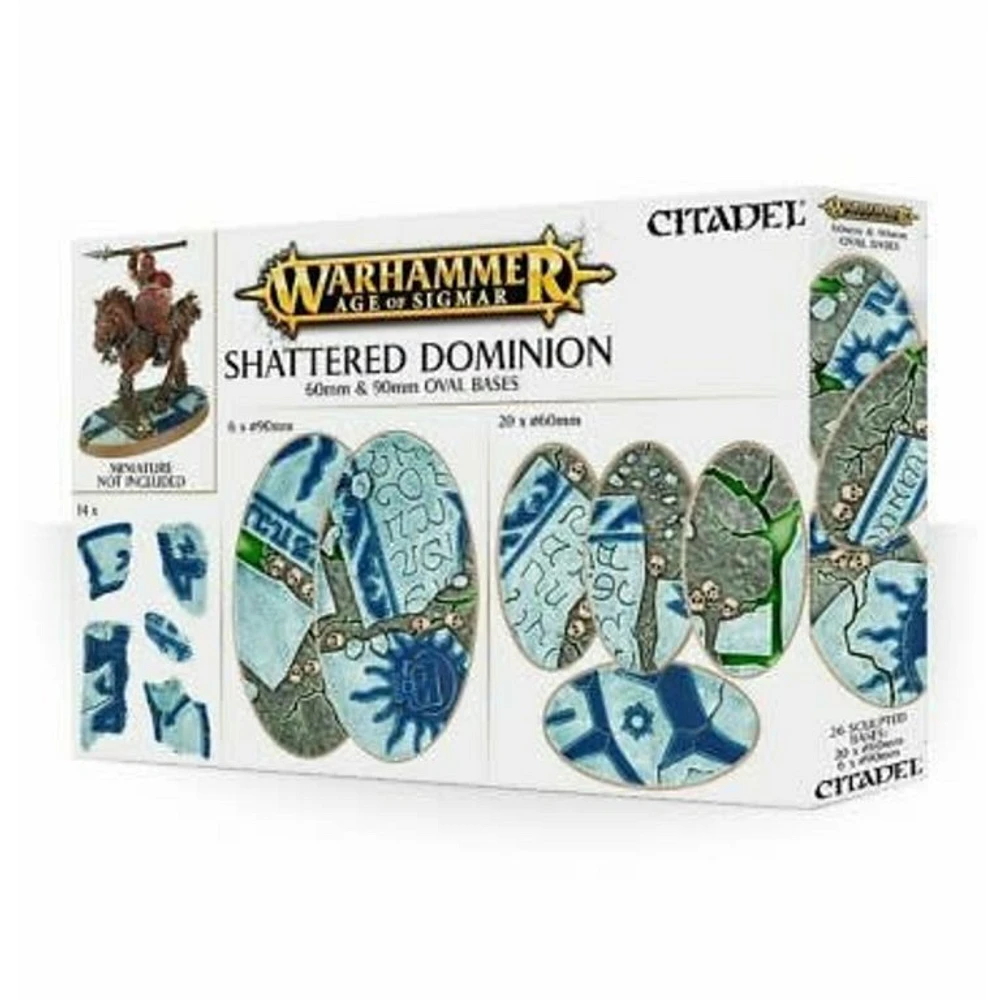 Shattered Dominion 60mm & 90mm Oval Bases