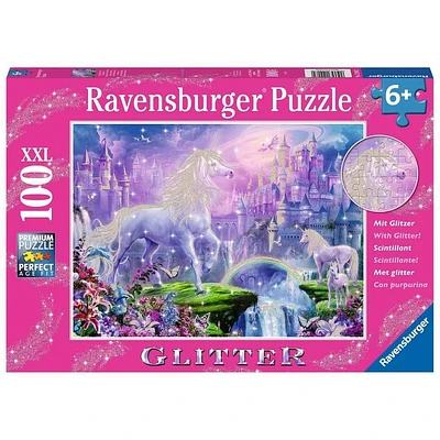 Ravensburger Royaume de la licorne (Paillettes) - 100 pièces XXL