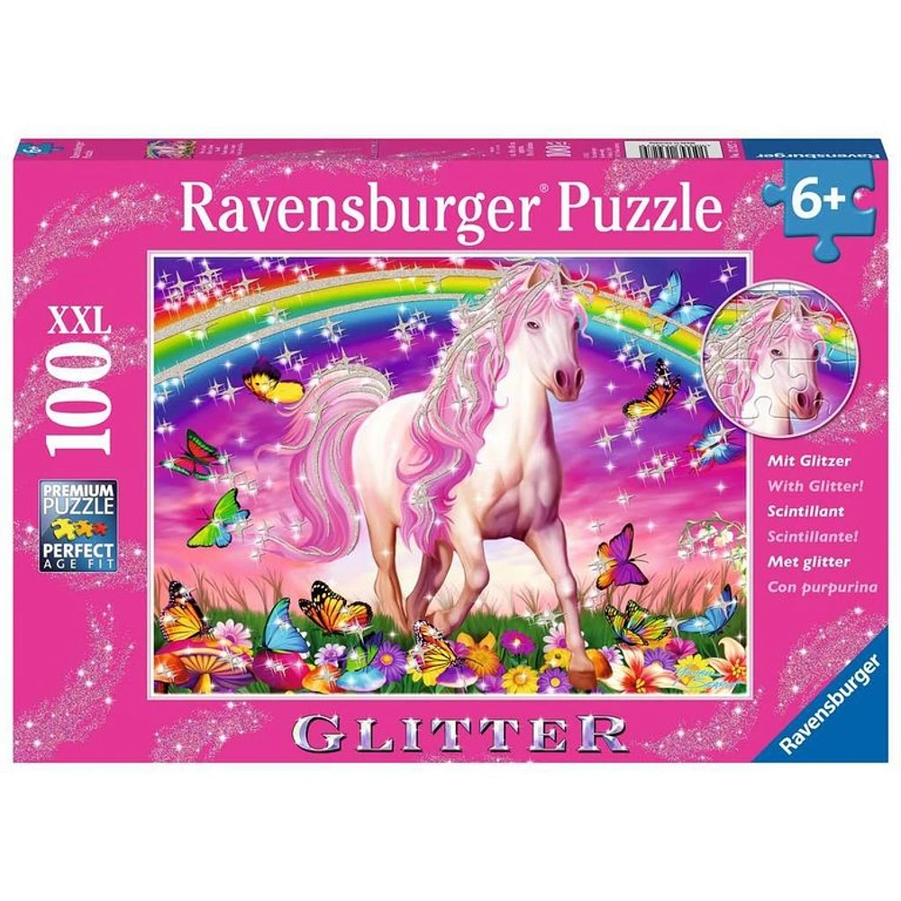 Ravensburger Rêve de cheval (Paillettes) - 100 pièces XXL