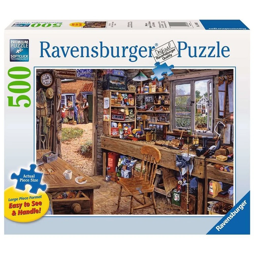 Ravensburger L’atelier de travail de papa - 500 pièces Large