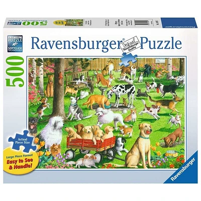 Ravensburger Au parc à chiens - 500 pièces