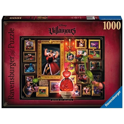 Ravensburger Disney Villainous - Reine de coeur - 1000 pièces