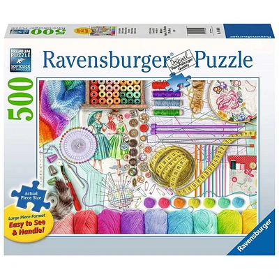 Ravensburger L'atelier de couture - 500 pièces Large