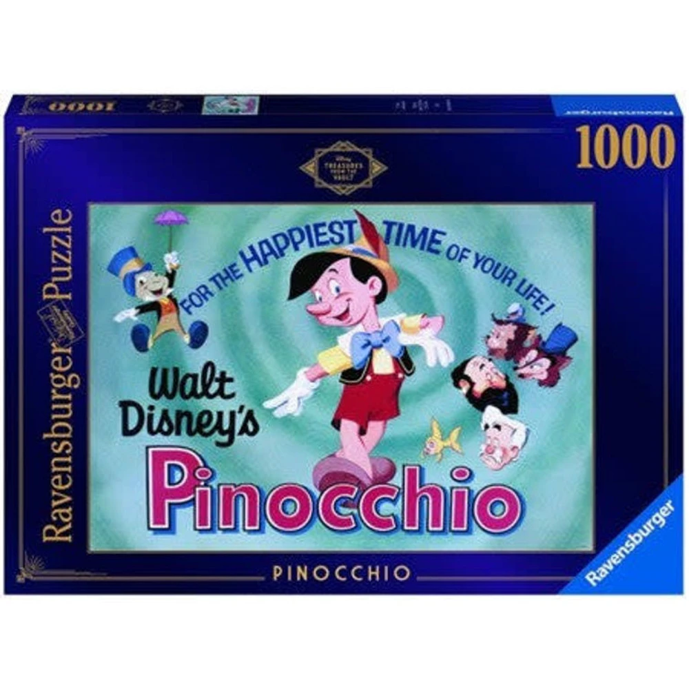 Ravensburger Disney - La Voûte - Pinocchio - 1000 pièces