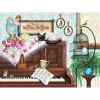 Ravensburger Chat sur le piano - 750 pièces Large