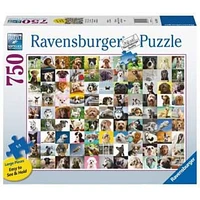 Ravensburger 99 adorables chiens - 750 pièces Large