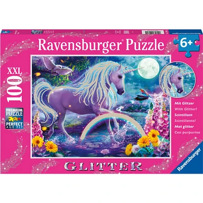 Ravensburger Licorne scintillante - 100 pièces XXL (Paillettes)