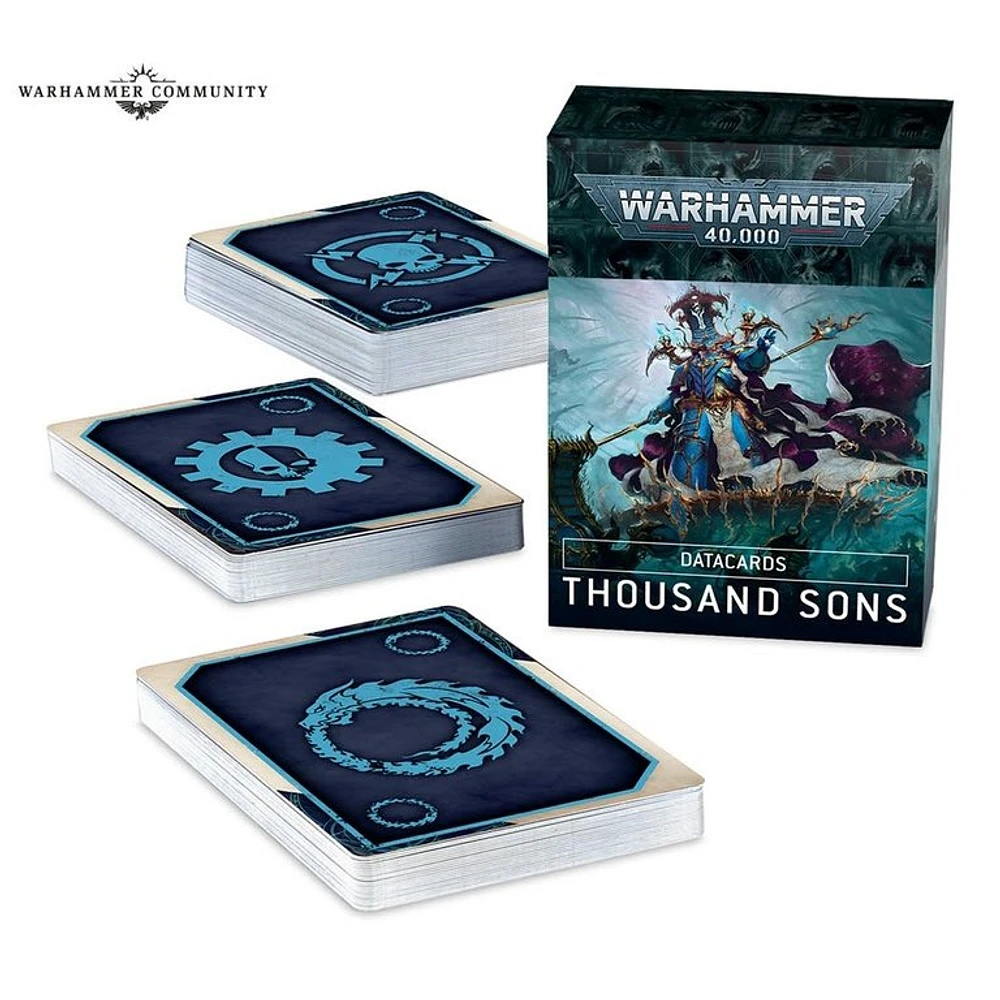 Thousand Sons Datacards (Anglais)