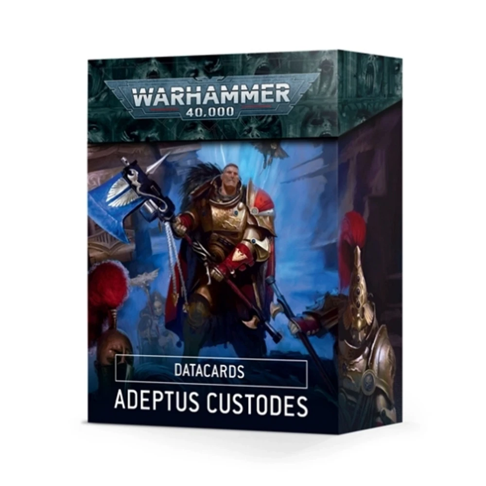 Adeptus Custodes Datacards (Anglais)