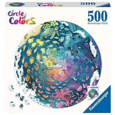 Ravensburger Circle of Color - Océan - 500 pièces