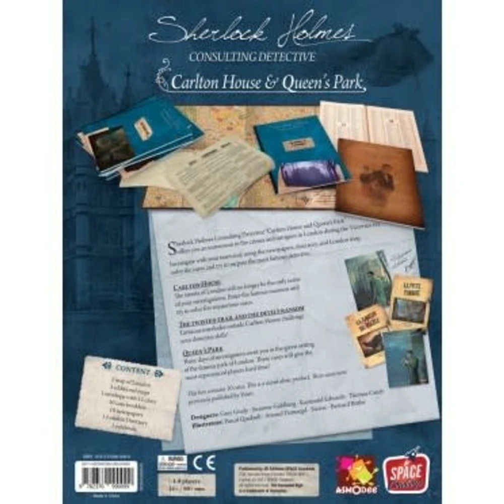 Sherlock Holmes Consulting Detective - Carlton House and Queen's Park (Anglais)