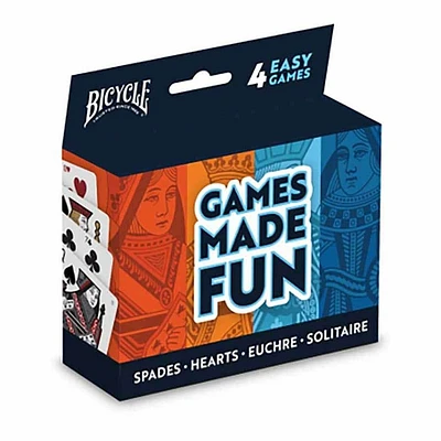 Bicycle - Games Made Fun - 4 Easy Games