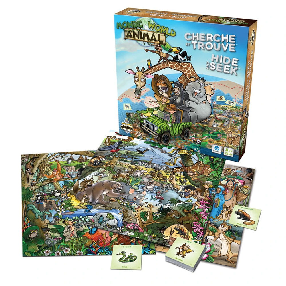 Cherche & Trouve - Monde Animal-multilingue