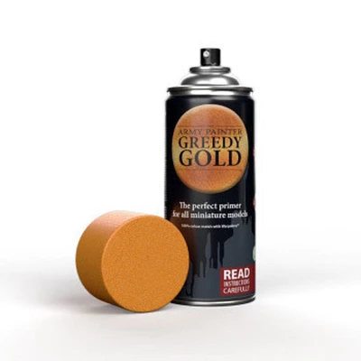 Army Painter (AP) Colour Primer (Spray can) - Greedy Gold