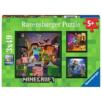 Ravensburger Biomes de Minecraft - 2x49 pièces