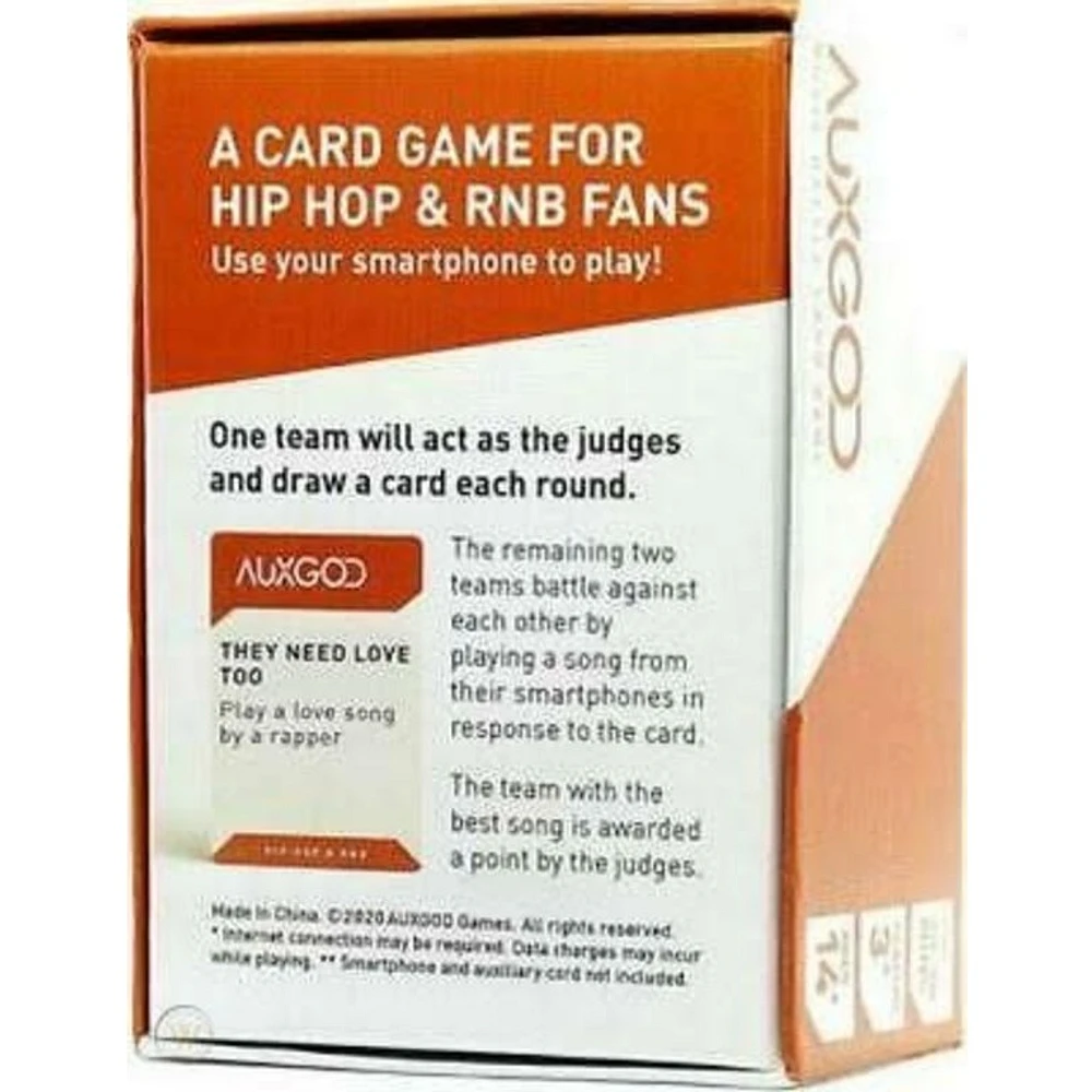 Auxgod: Music Battle Card Game - Hip Hop & RNB (Anglais)