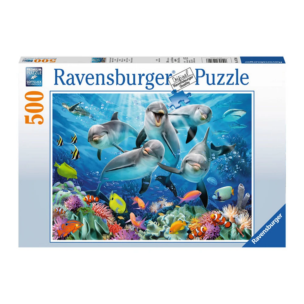 Ravensburger Dauphins sur le récif - 500 Pièces*