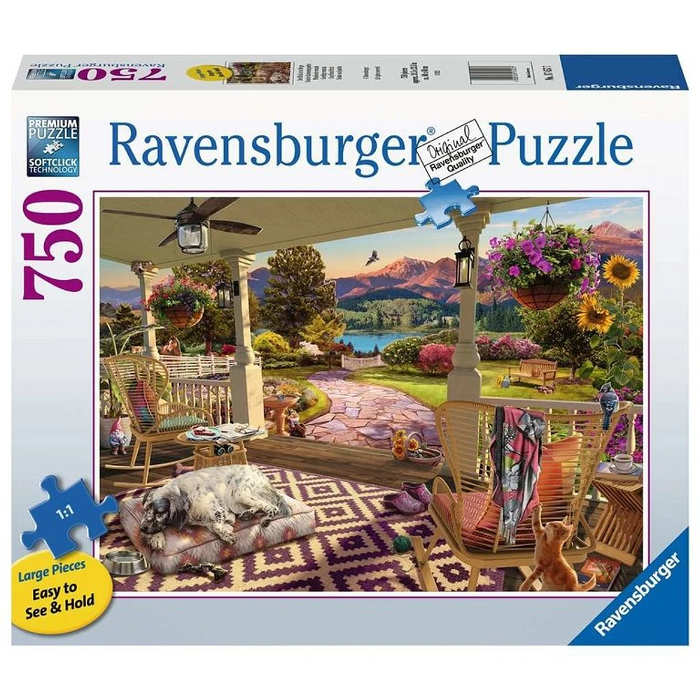 Ravensburger Sous le chaleureux porche - 750 pièces Large