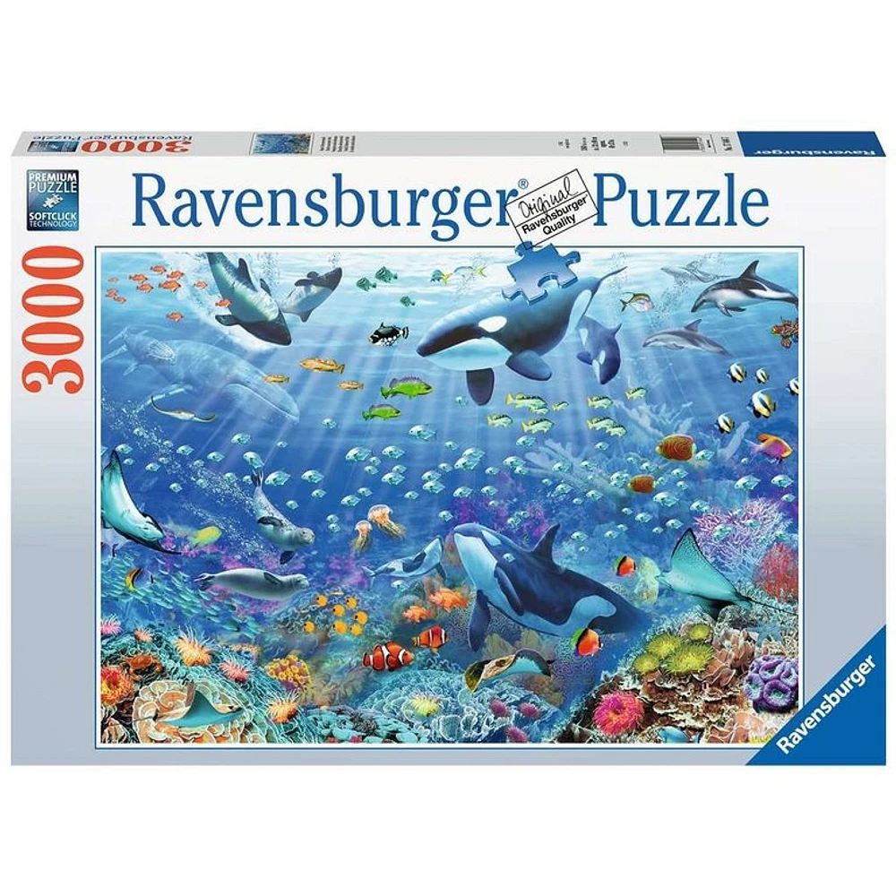 Ravensburger Monde sous marin coloré - 3000 Pièces