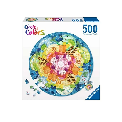 Ravensburger Circle of Color - Crème Glacée - 500 pièces